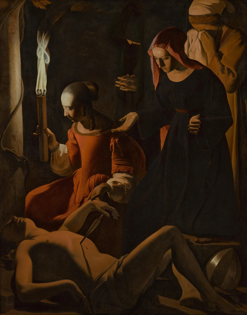 Heiliger Sebastian gepflegt von Heilige Irene - Georges de La Tour