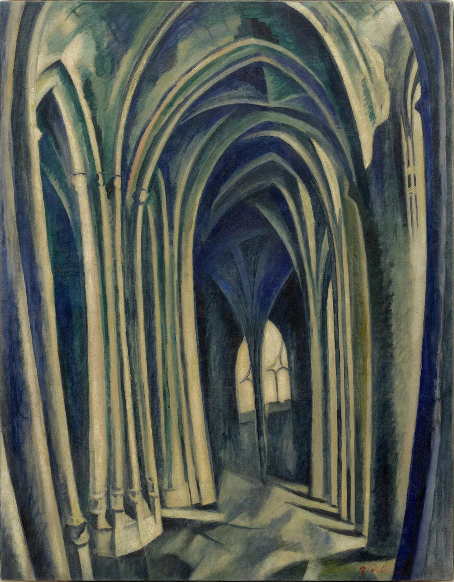 Saint-Séverin n°3 - Robert Delaunay image 1 tableau peint à l’huile sur toile