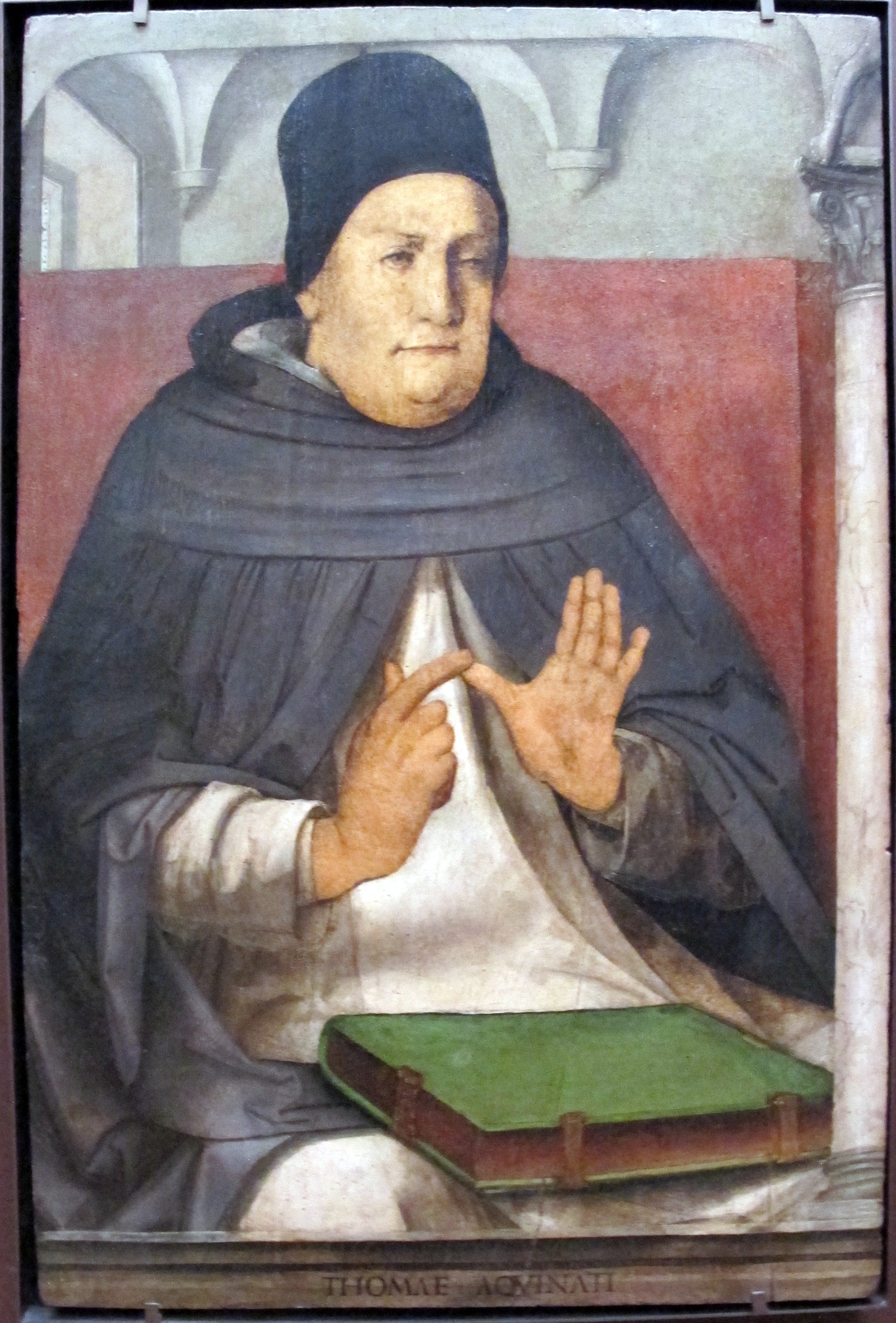 Saint Thomas d'Aquin - Pedro Berruguete image 1 copie de tableau peinte à la main