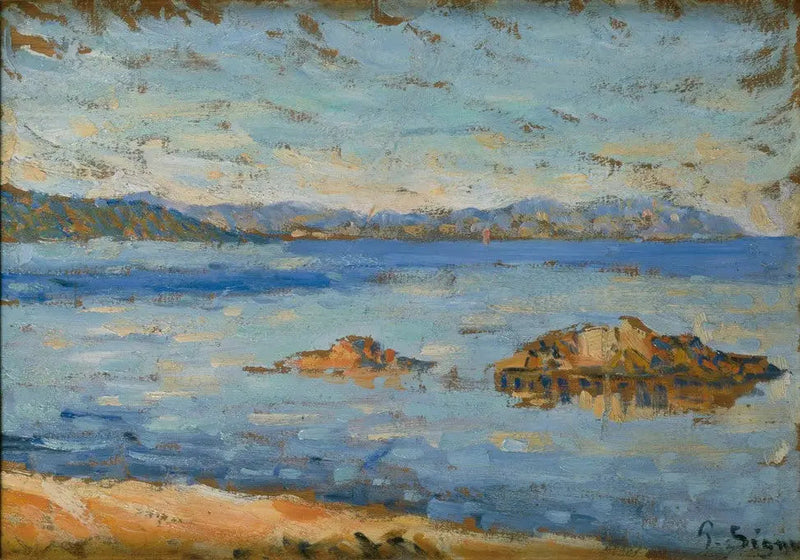 Saint-Tropez, ruhig - Paul Signac