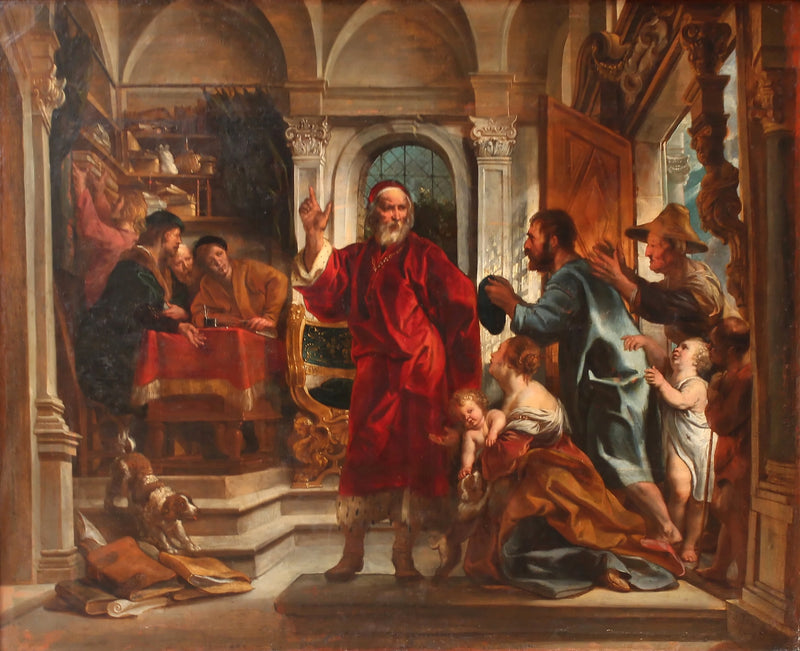 Saint Yves, patron des avocats - Jacob Jordaens