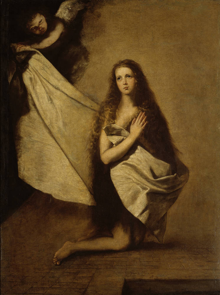 Heilige Agnes im Gefängnis - Jusepe de Ribera