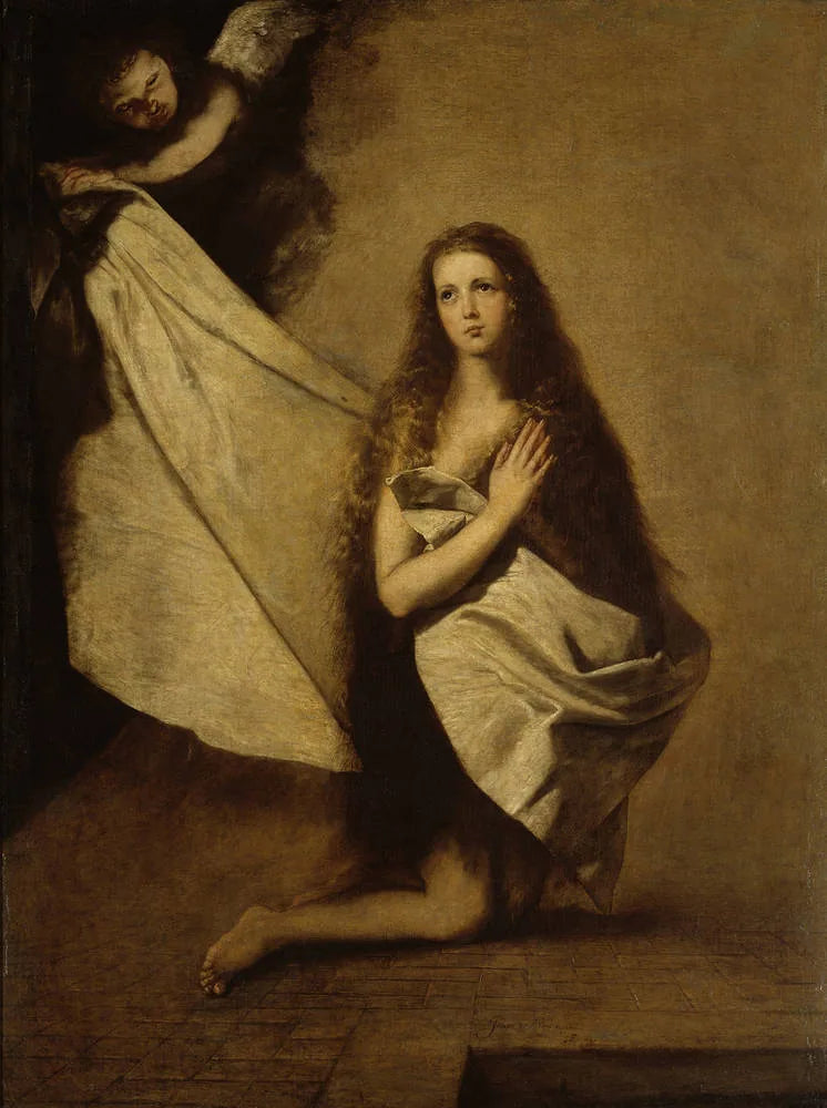 Heilige Agnes im Gefängnis - Jusepe de Ribera