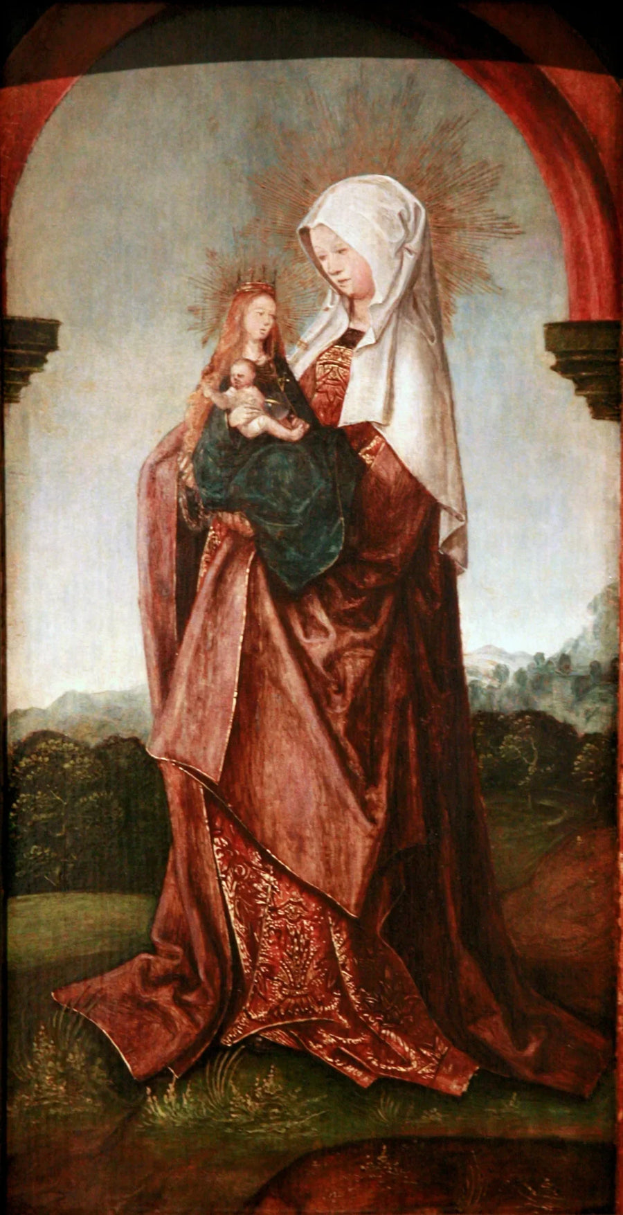 Heilige Anna mit der Jungfrau und dem Kind - Jacob Cornelisz van Oostsanen