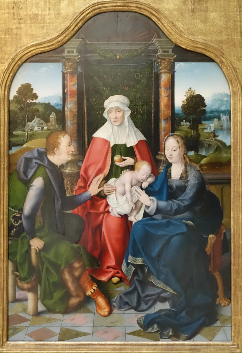 Heilige Anna Trinität und Heiliger Joachim - Joos van Cleve