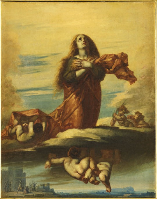 Sainte Barbara vom Himmel entrissen - Jean-François Millet