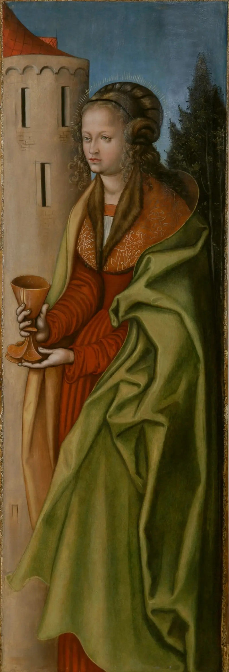 Heilige Barbara - Lucas Cranach der Ältere