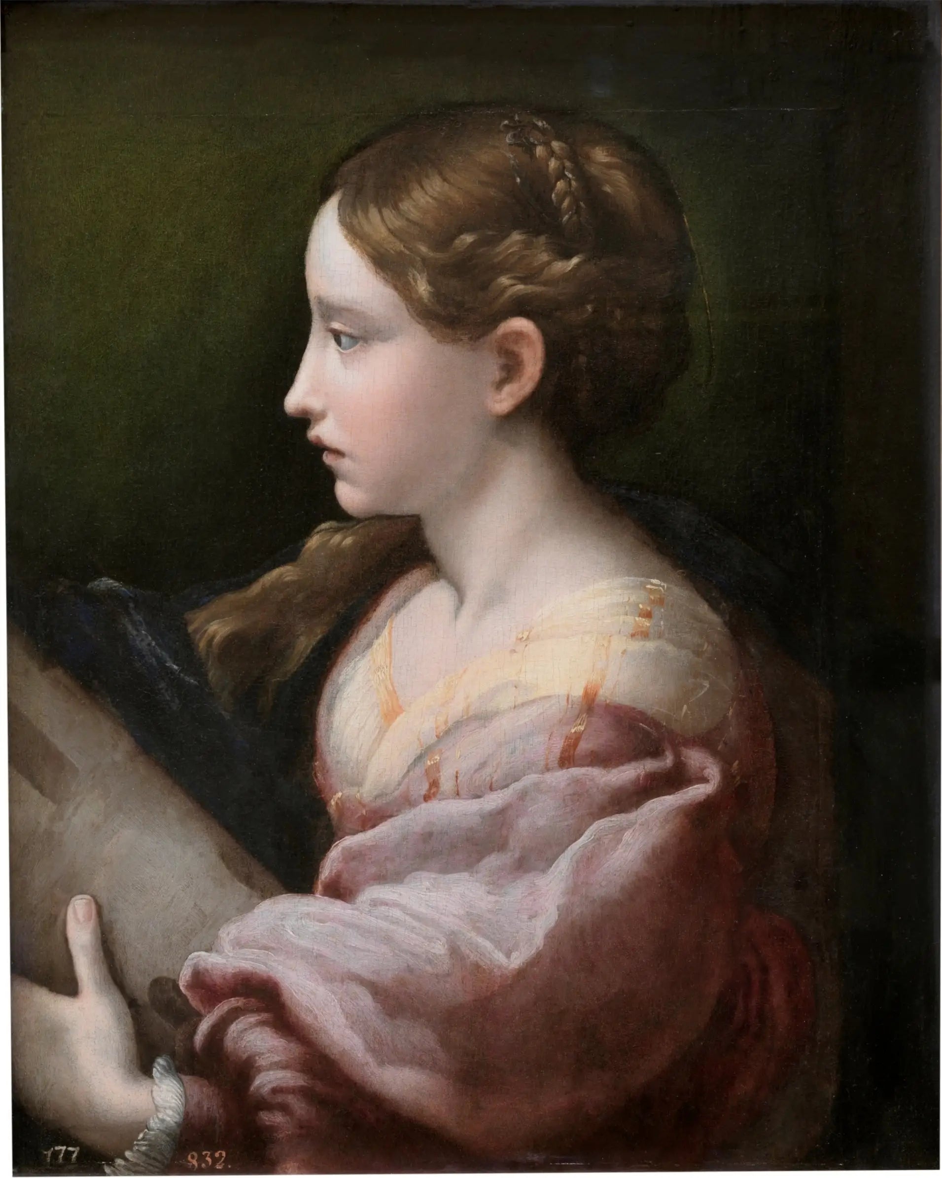 Sainte Barbe - Parmigianino image 1 reproduction artisanale de tableau