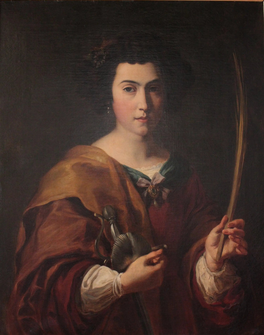 Heilige Katharina von Alexandrien - Eugène Delacroix
