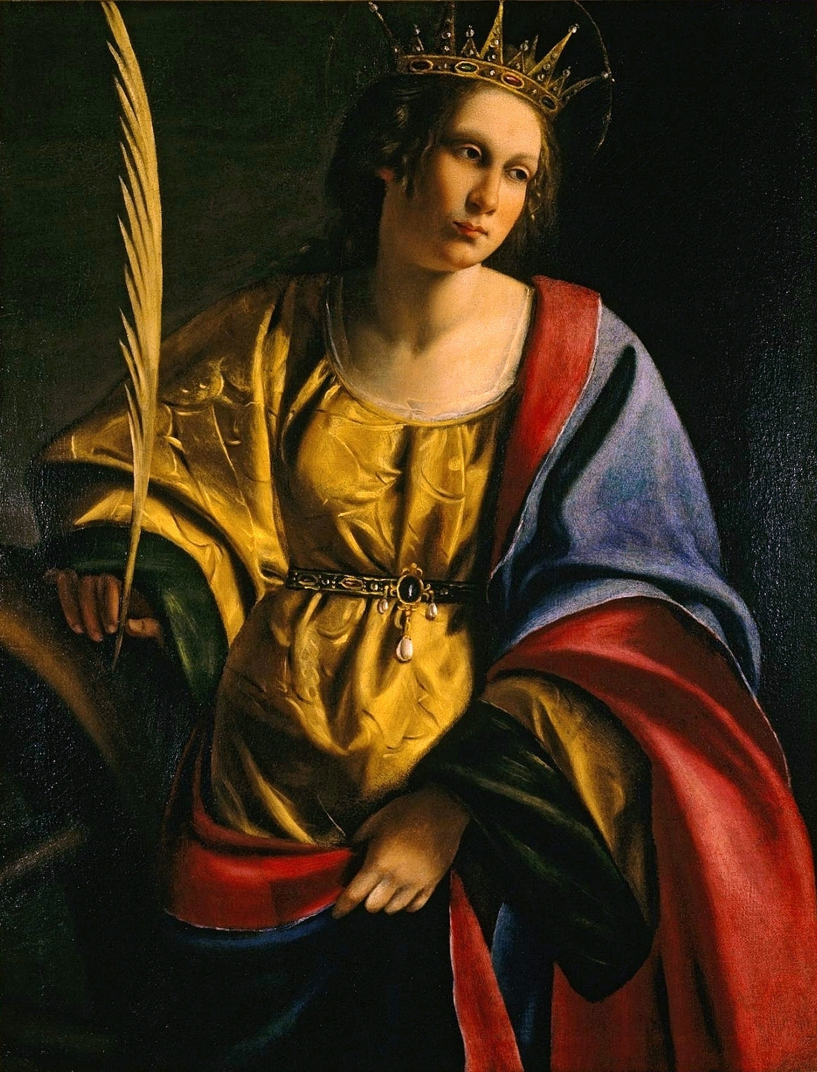 Sainte Catherine d’Alexandrie - Artemisia Gentileschi - Alpha Reproduction