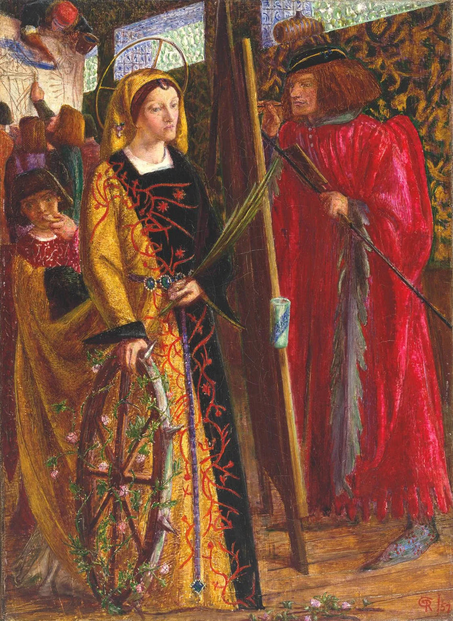 Heilige Katharina - Dante Gabriel Rossetti