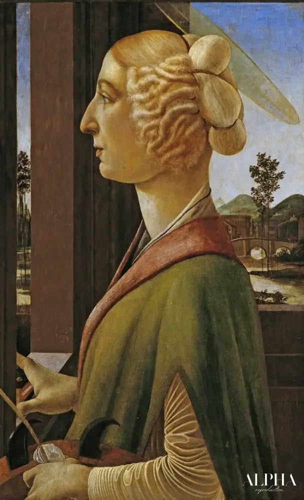 Sainte Catherine - Sandro Botticelli - Reproductions de tableaux et peintures haut de gamme