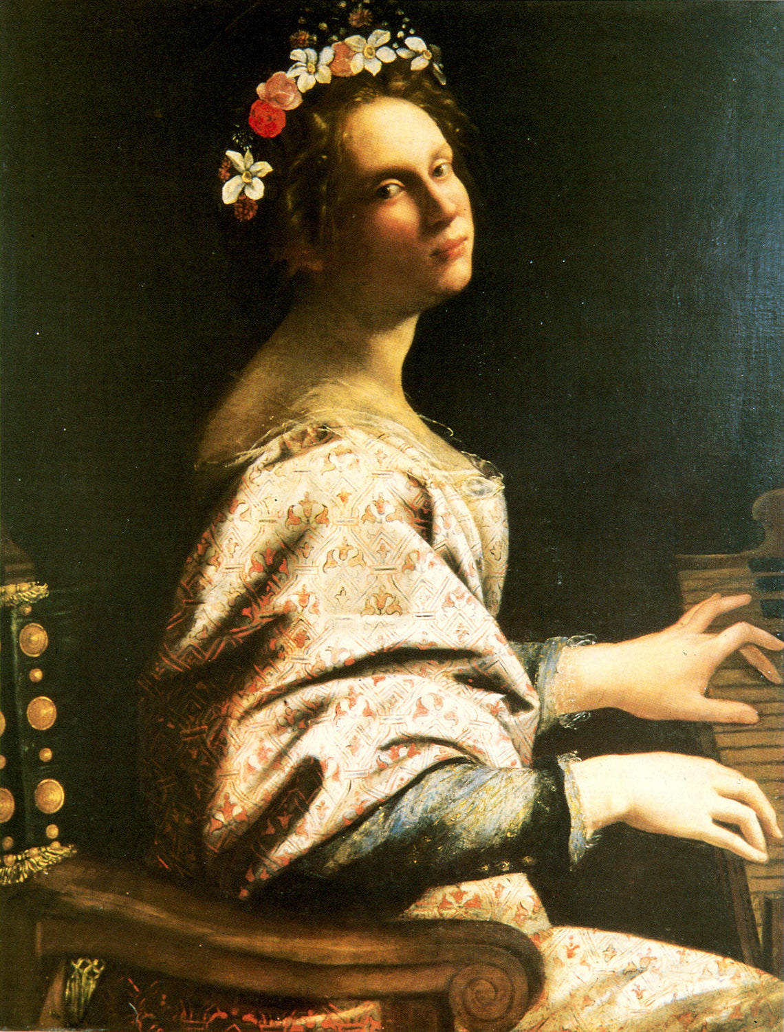 Sainte-Cécile - Artemisia Gentileschi