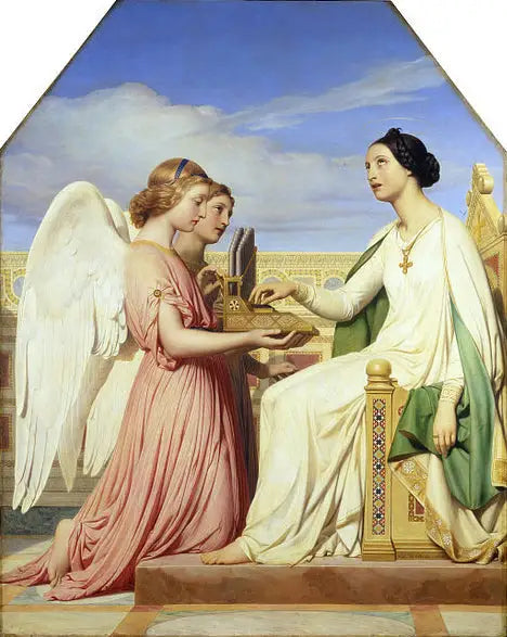 Sainte Cécile und die Engel - Paul Delaroche