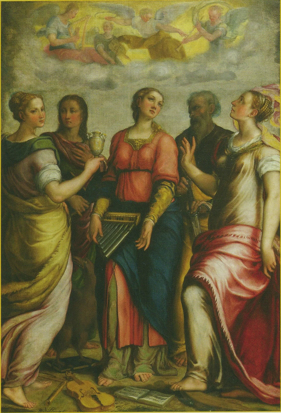 Heilige Cäcilia und Heiliger - Federico Barroci