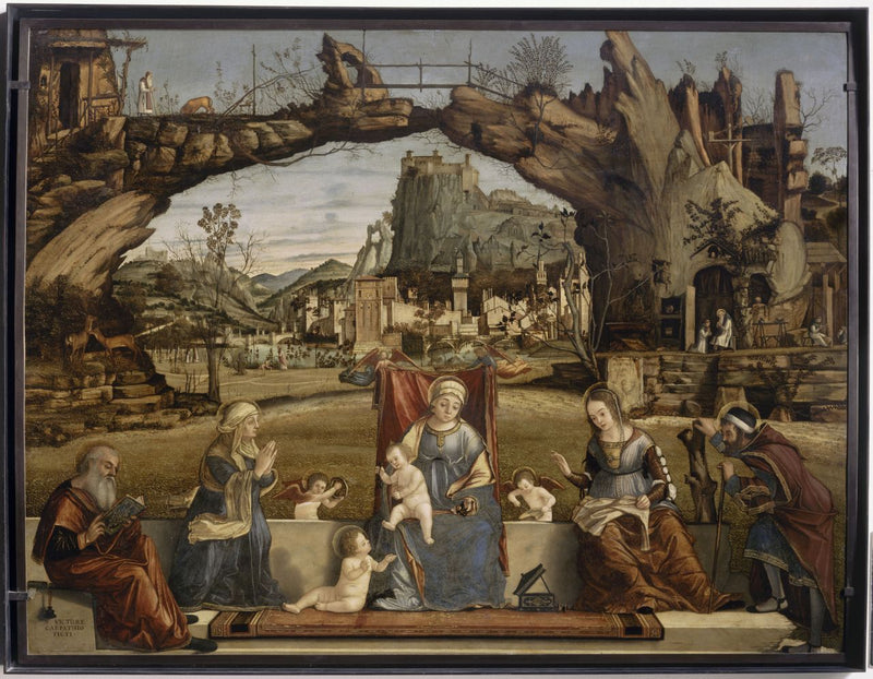 Heilige Unterhaltung - Vittore Carpaccio