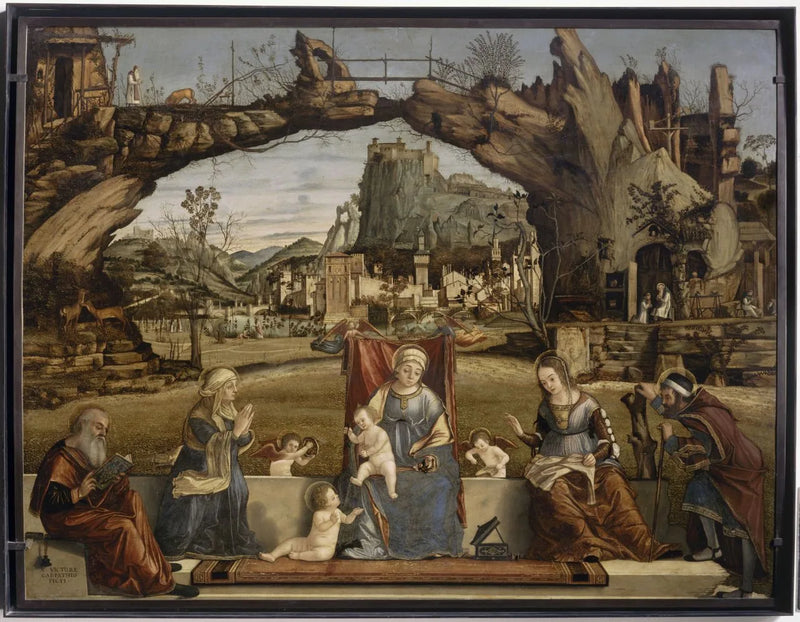 Heilige Unterhaltung - Vittore Carpaccio