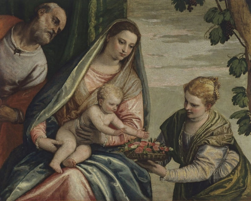 Heilige Familie mit Heilige Dorothea - Paul Véronèse
