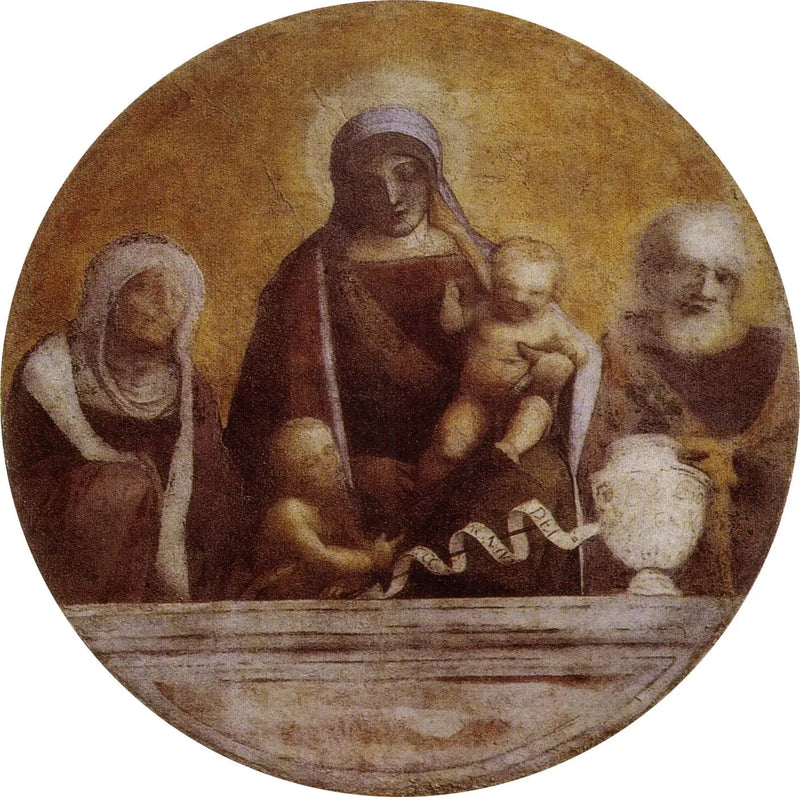 Heilige Familie mit der heiligen Elisabeth und dem heiligen Johannes - Antonio da Correggio