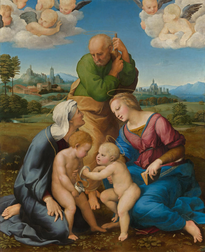 Heilig Famille Canigiani, ca. 1505-1506 - Raphaël
