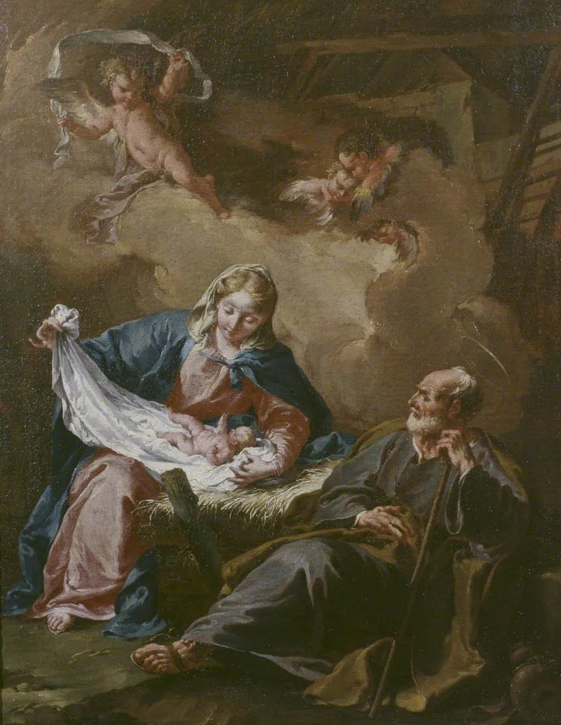 Heilige Familie - Giovanni Battista Pittoni