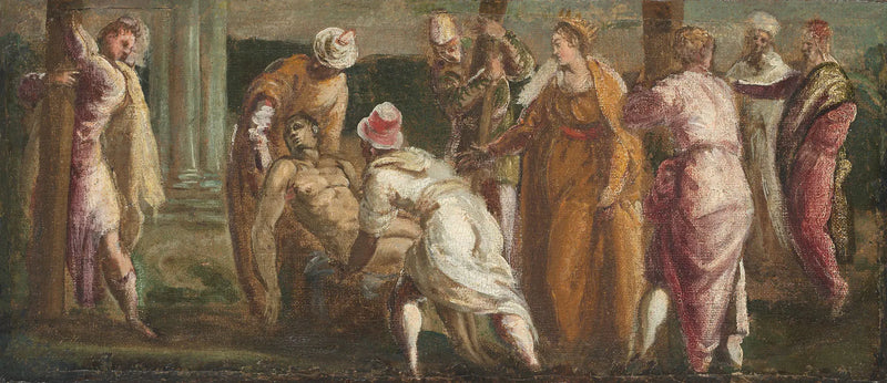 Heilige Helena überprüft das wahre Kreuz - Jacopo Tintoretto