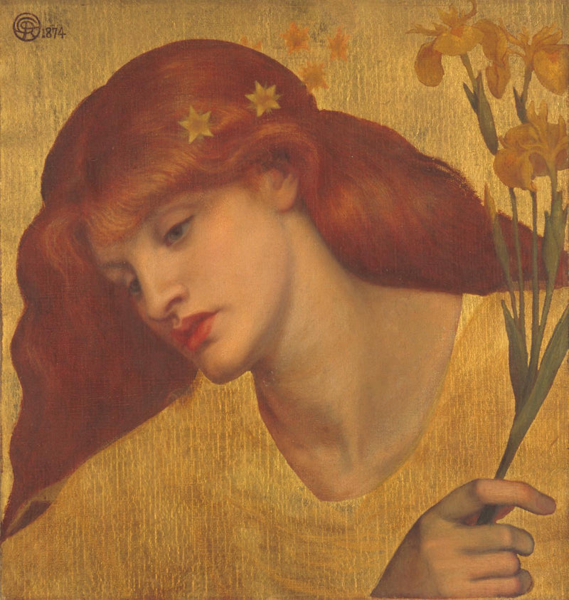 Heilige Lilias - Dante Gabriel Rossetti
