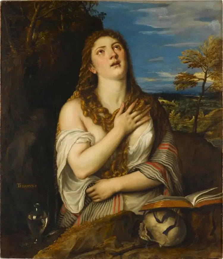 Maria Magdalena in Buße - Titian
