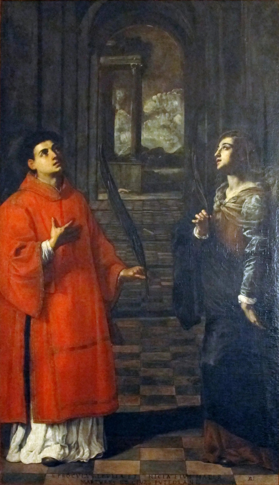 Sainte Procule de Pouzzoles und ihre Mutter von Santa Nicée - Artemisia Gentileschi