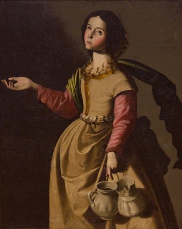 Sainte Rufina - Francisco de Zurbarán image 1 reproduction artisanale de tableau