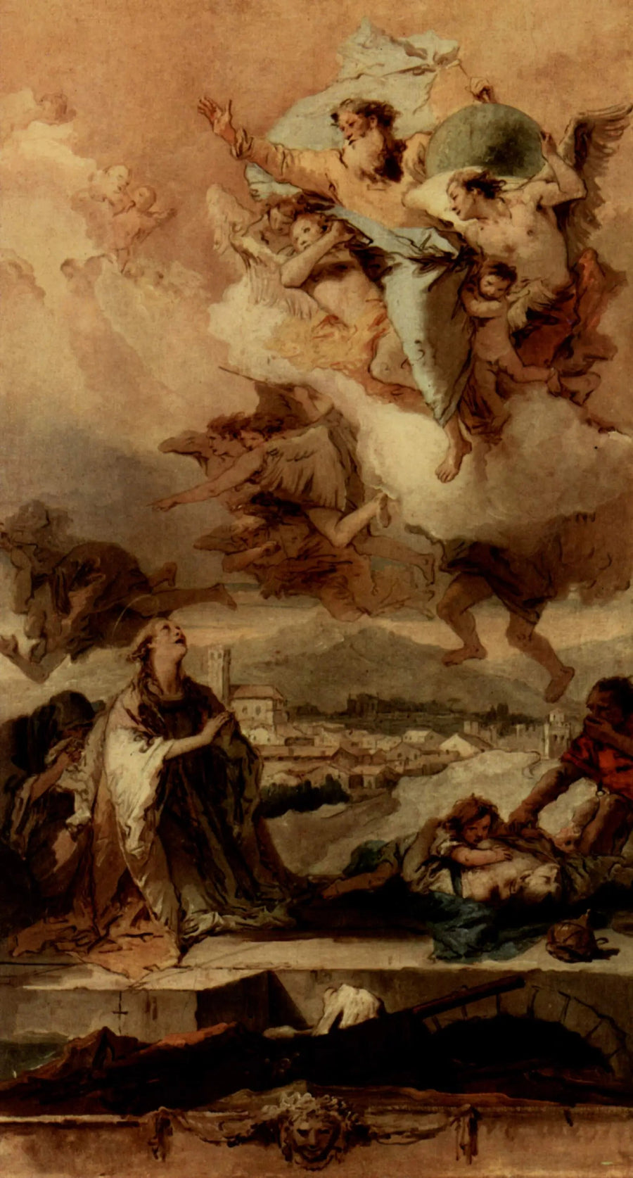 Sainte Thècle betend für die Pestkranken - Giovanni Battista Tiepolo