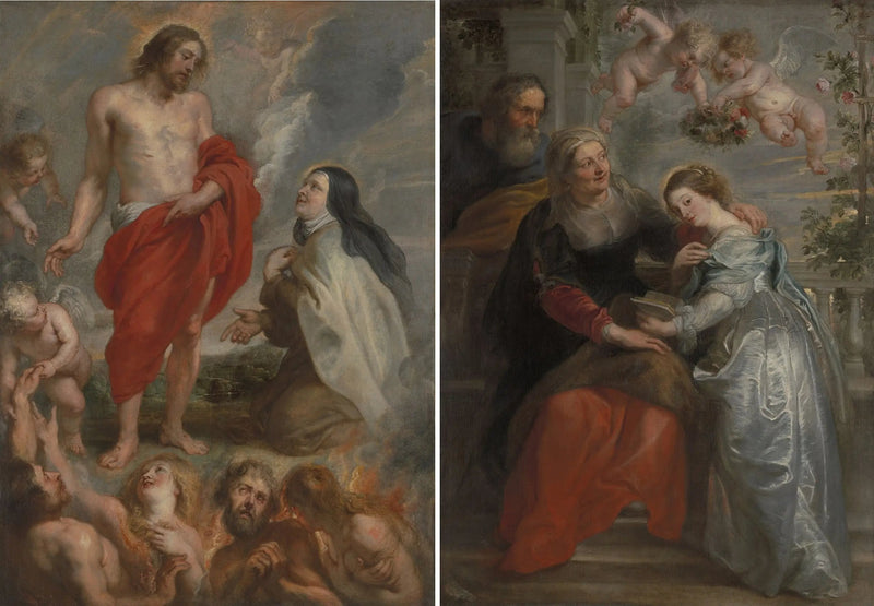Heilige Theresia und die Erziehung Marias - Peter Paul Rubens
