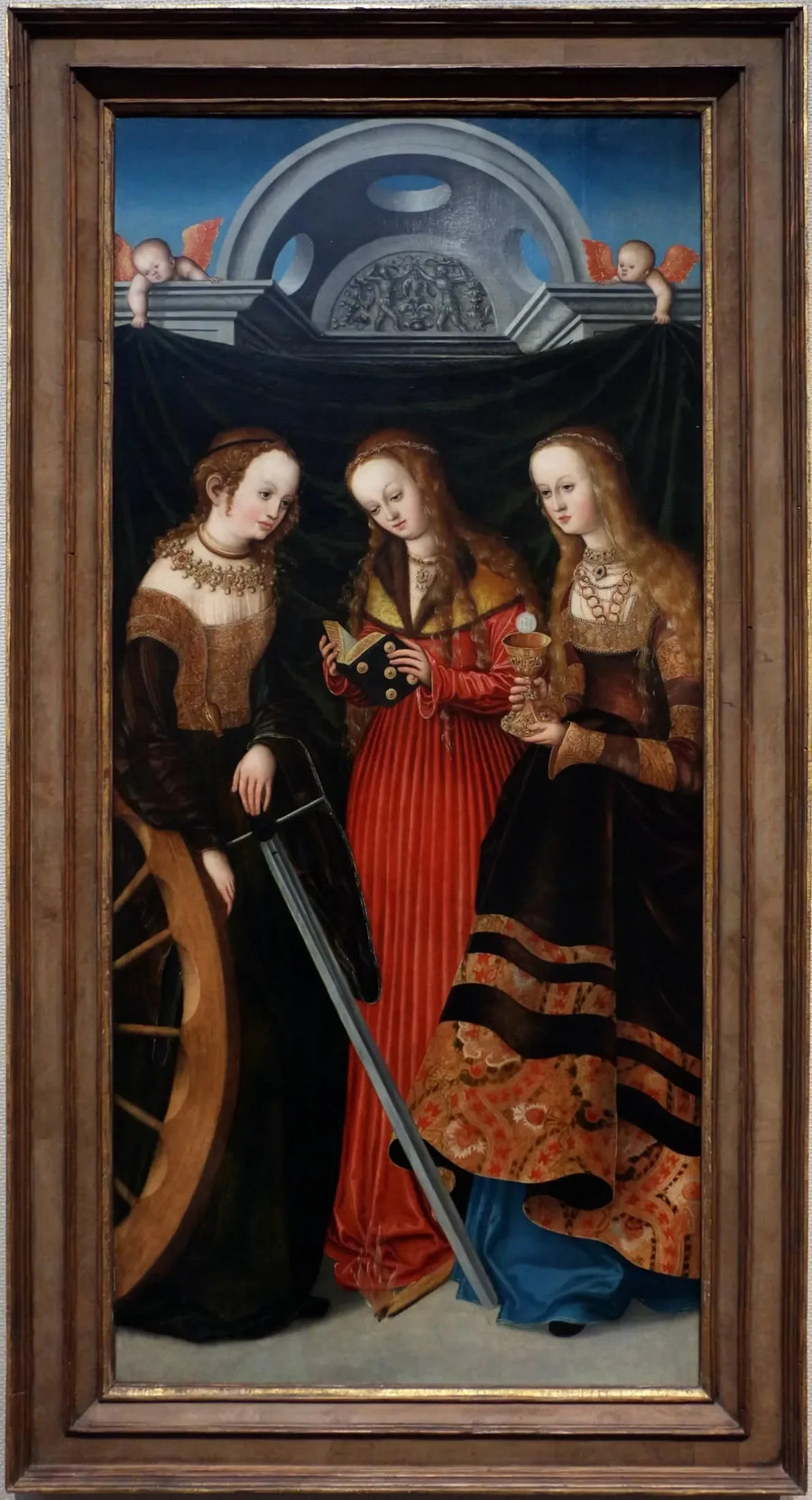 Heilige Katharina, Margarete und Barbara - Lucas Cranach der Ältere