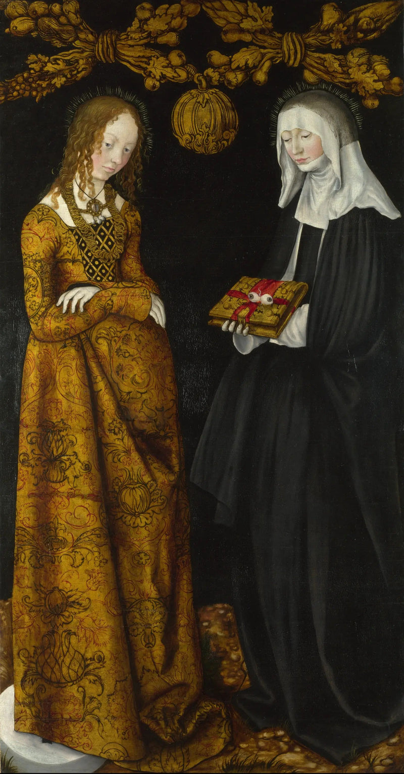 Heilige Christine und Ottilia - Lucas Cranach der Ältere