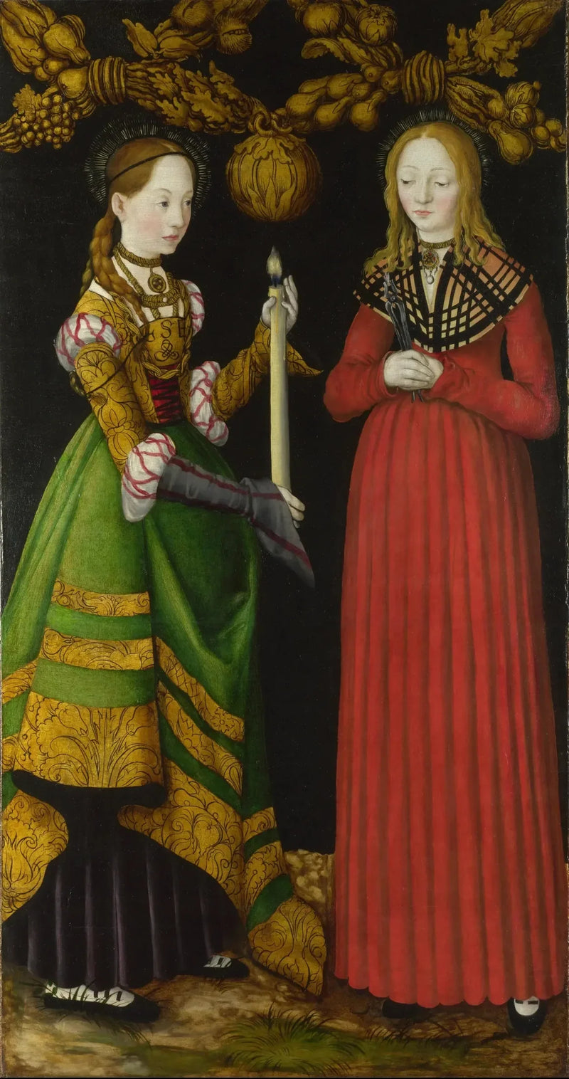 Saintes Geneviève und Apollonia - Lucas Cranach der Ältere