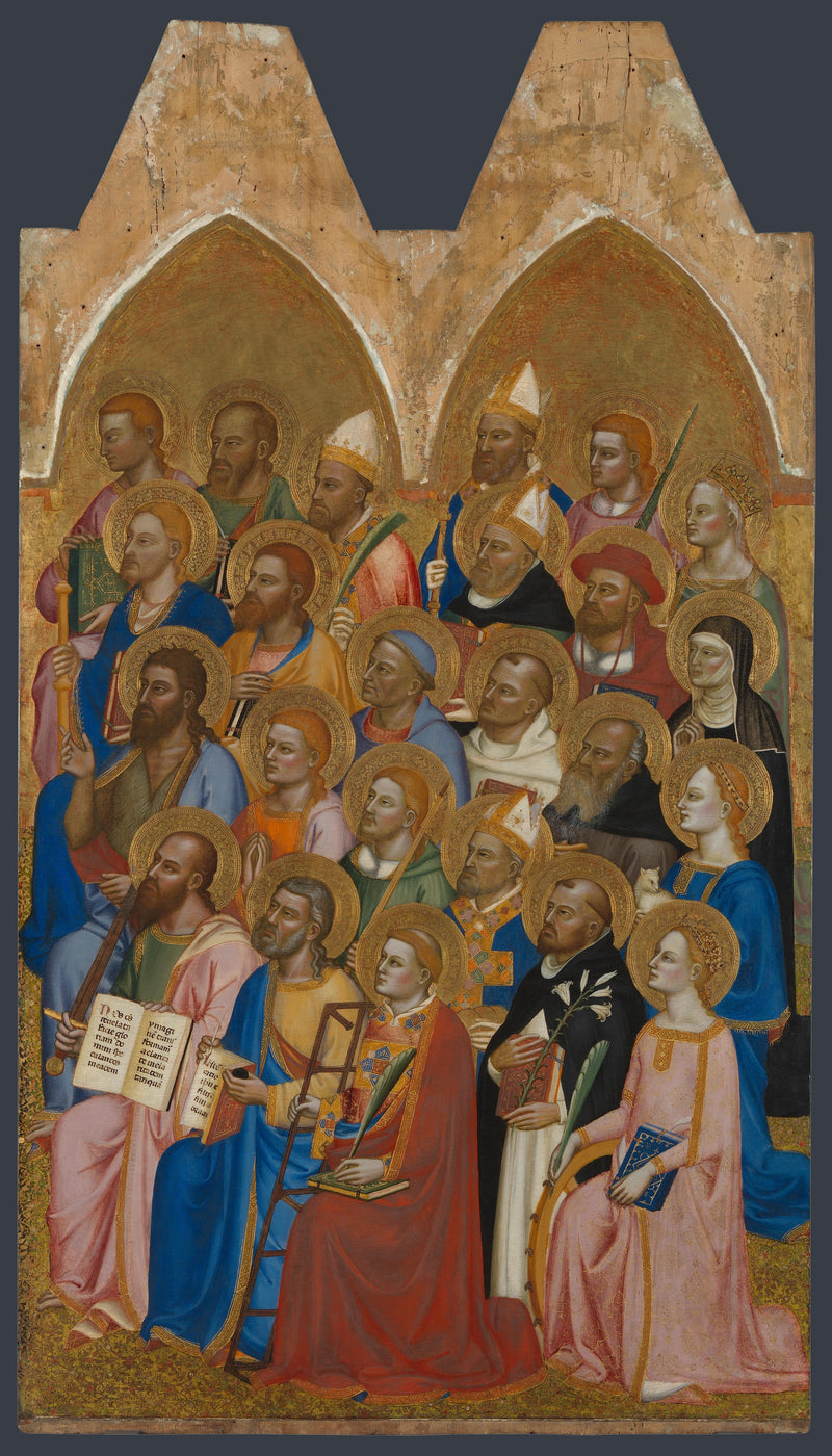 Heilige Anbeter: Rechte Haupttafel - Jacopo di Cione