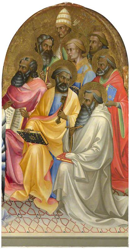 Heilige Anbeter: Rechte Haupttafel - Lorenzo Monaco