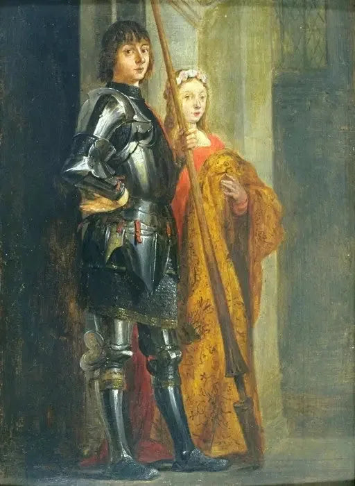 Heilige Georg und Cäcilie (nach Antonello da Messina) - David Teniers der Jüngere