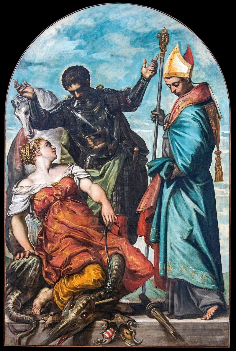 Heilige Georg und Louis de Toulouse - Jacopo Tintoretto