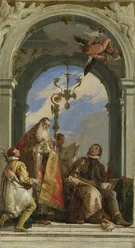 Saints Maxime und Oswald (?) - Giovanni Battista Tiepolo