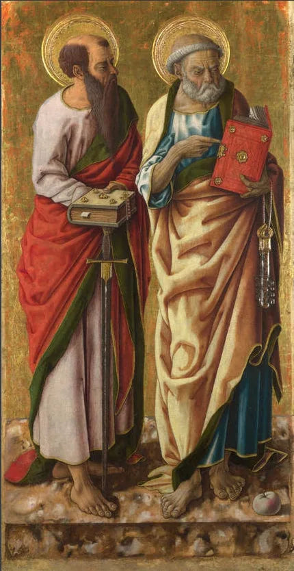 Heilige Petrus und Paulus - Carlo Crivelli
