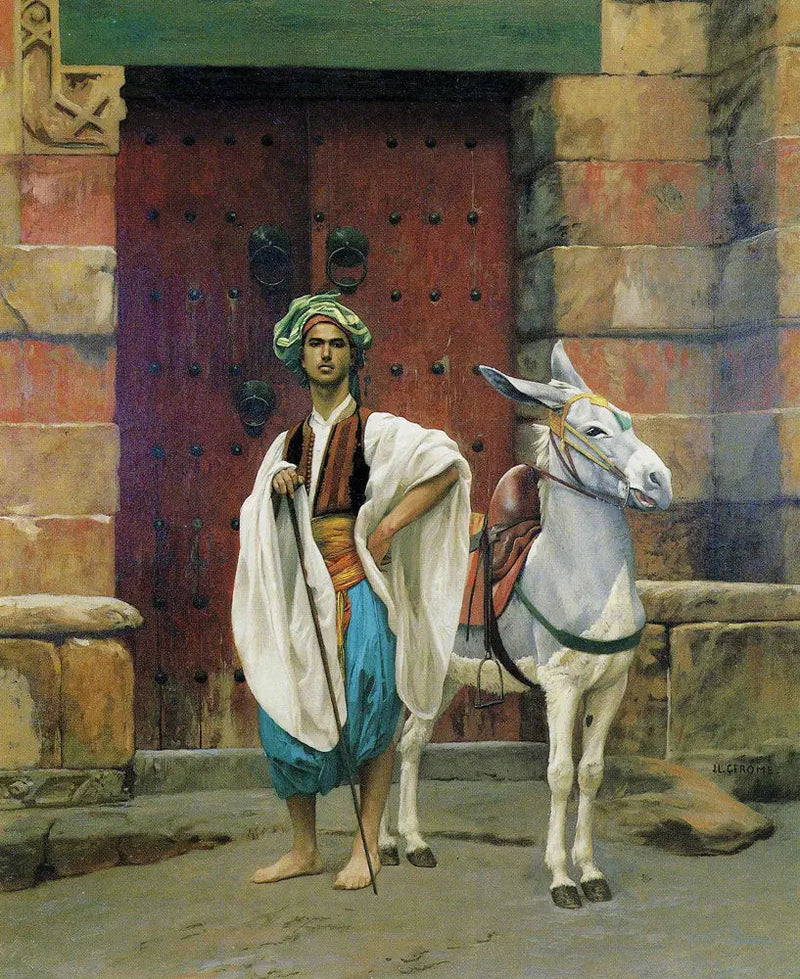 Saïs und sein Esel - Jean-Léon Gérôme