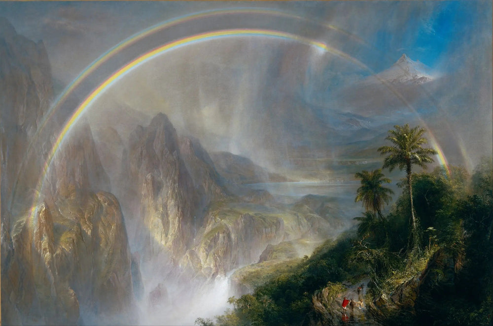 Saison des pluies sous les tropiques - Frederic Edwin Church image 1 tableau peint à l’huile sur toile