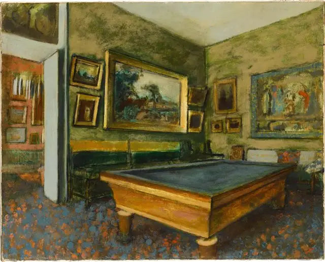 Billardzimmer - Edgar Degas