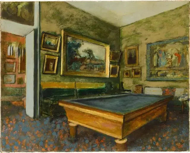 Billardzimmer - Edgar Degas