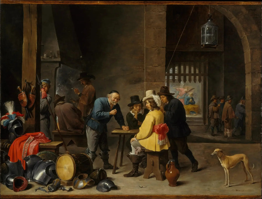 Wachsaal mit der Befreiung des heiligen Petrus - David Teniers der Jüngere