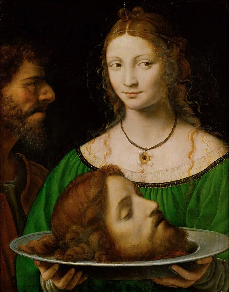 Salomé mit dem Kopf von Johannes dem Täufer - Bernardino Luini