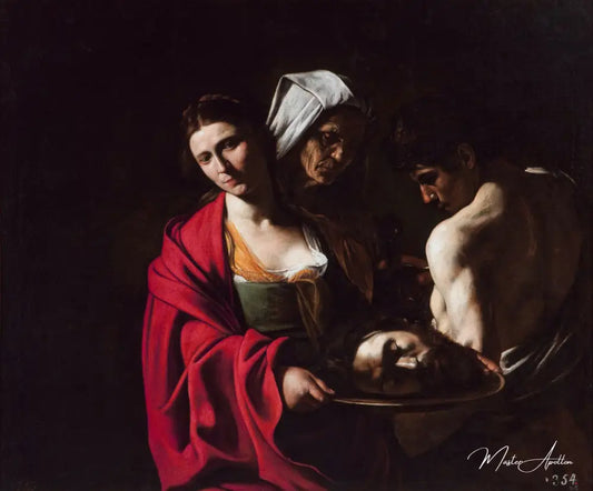 Salomé avec la tête de Jean-Baptiste - Caravaggio Reproductions de tableaux à la peinture à l’huile