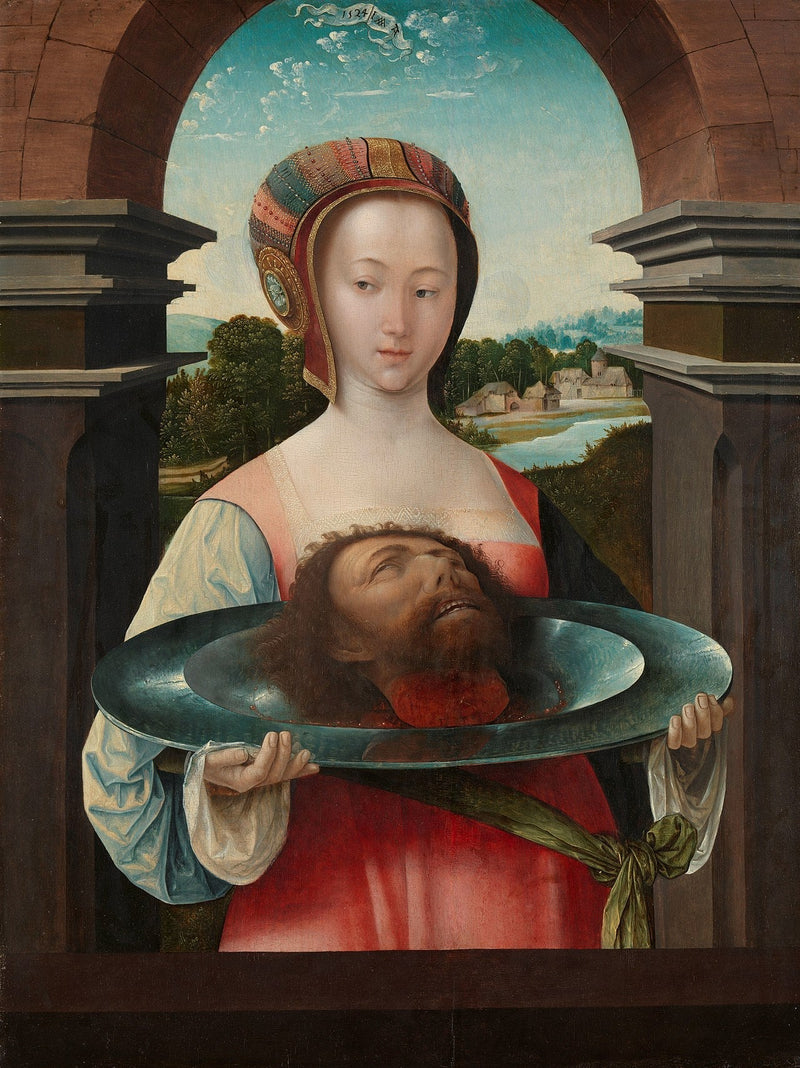 Salomé mit dem Kopf von Johannes dem Täufer - Jacob Cornelisz van Oostsanen