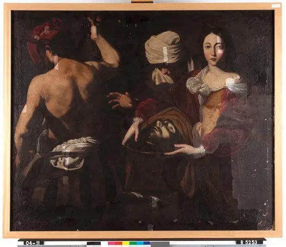 Salomé avec la tête de Jean-Baptiste - Le Caravage image 1 copie de tableau peinte à la main